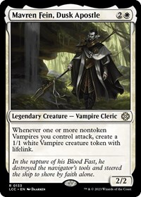 Mavren Fein, Dusk Apostle, Commander: The Lost Caverns of Ixalan