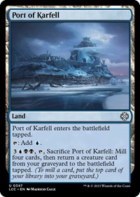 Port of Karfell, Commander: The Lost Caverns of Ixalan