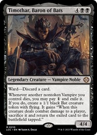 Timothar, Baron of Bats, Commander: The Lost Caverns of Ixalan
