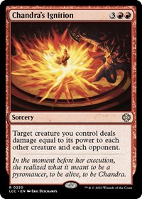 Chandra's Ignition, Commander: The Lost Caverns of Ixalan
