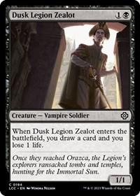 Dusk Legion Zealot, Commander: The Lost Caverns of Ixalan