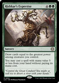 Rishkar's Expertise, Commander: The Lost Caverns of Ixalan