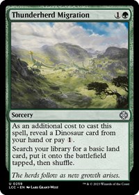 Thunderherd Migration, Commander: The Lost Caverns of Ixalan
