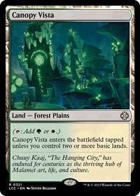 Canopy Vista, Commander: The Lost Caverns of Ixalan