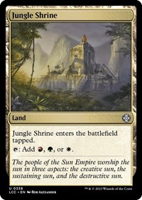 Jungle Shrine, Commander: The Lost Caverns of Ixalan