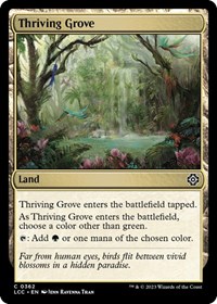 Thriving Grove, Commander: The Lost Caverns of Ixalan