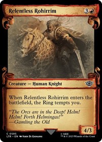 Relentless Rohirrim (Showcase Scrolls), Universes Beyond: The Lord of the Rings: Tales of Middle-earth