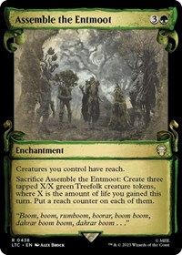 Assemble the Entmoot (Showcase Scrolls), Commander: The Lord of the Rings: Tales of Middle-earth