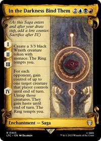 In the Darkness Bind Them (Showcase Scrolls), Commander: The Lord of the Rings: Tales of Middle-earth