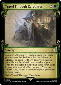 Travel Through Caradhras (Showcase Scrolls), Commander: The Lord of the Rings: Tales of Middle-earth