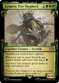 Fangorn, Tree Shepherd (Showcase Scrolls), Universes Beyond: The Lord of the Rings: Tales of Middle-earth