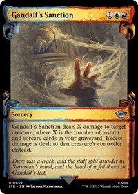 Gandalf's Sanction (Showcase Scrolls), Universes Beyond: The Lord of the Rings: Tales of Middle-earth