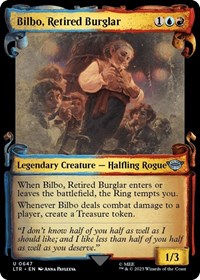 Bilbo, Retired Burglar (Showcase Scrolls), Universes Beyond: The Lord of the Rings: Tales of Middle-earth
