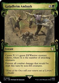 Galadhrim Ambush (Showcase Scrolls), Commander: The Lord of the Rings: Tales of Middle-earth