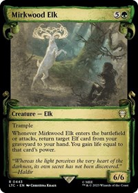 Mirkwood Elk (Showcase Scrolls), Commander: The Lord of the Rings: Tales of Middle-earth