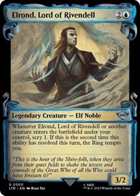 Elrond, Lord of Rivendell (Showcase Scrolls), Universes Beyond: The Lord of the Rings: Tales of Middle-earth