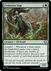 Evolution Sage, Commander: The Lost Caverns of Ixalan