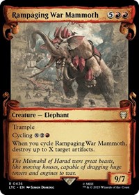 Rampaging War Mammoth (Showcase Scrolls), Commander: The Lord of the Rings: Tales of Middle-earth