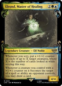 Elrond, Master of Healing (Showcase Scrolls), Universes Beyond: The Lord of the Rings: Tales of Middle-earth