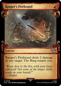 Ranger's Firebrand (Showcase Scrolls), Universes Beyond: The Lord of the Rings: Tales of Middle-earth