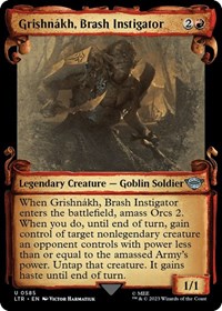 Grishnakh, Brash Instigator (Showcase Scrolls), Universes Beyond: The Lord of the Rings: Tales of Middle-earth