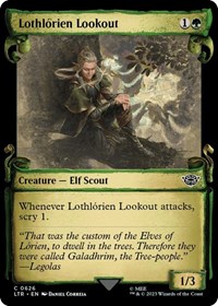 Lothlorien Lookout (Showcase Scrolls), Universes Beyond: The Lord of the Rings: Tales of Middle-earth