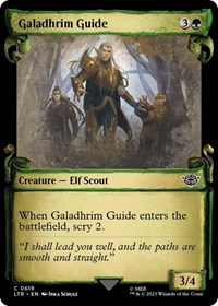 Galadhrim Guide (Showcase Scrolls), Universes Beyond: The Lord of the Rings: Tales of Middle-earth