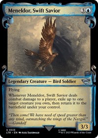 Meneldor, Swift Savior (Showcase Scrolls), Universes Beyond: The Lord of the Rings: Tales of Middle-earth