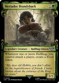 Meriadoc Brandybuck (Showcase Scrolls), Universes Beyond: The Lord of the Rings: Tales of Middle-earth