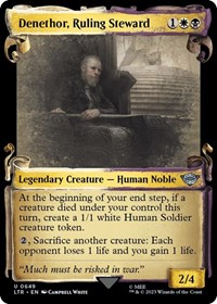 Denethor, Ruling Steward (Showcase Scrolls), Universes Beyond: The Lord of the Rings: Tales of Middle-earth