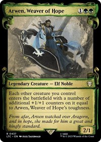 Arwen, Weaver of Hope (Showcase Scrolls), Commander: The Lord of the Rings: Tales of Middle-earth