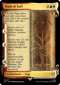 Oath of Eorl (Showcase Scrolls), Commander: The Lord of the Rings: Tales of Middle-earth