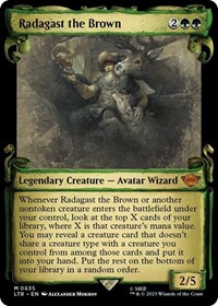 Radagast the Brown (Showcase Scrolls), Universes Beyond: The Lord of the Rings: Tales of Middle-earth