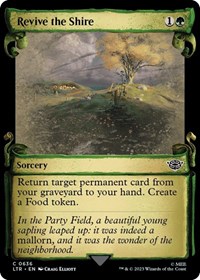 Revive the Shire (Showcase Scrolls), Universes Beyond: The Lord of the Rings: Tales of Middle-earth