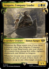 Aragorn, Company Leader (Showcase Scrolls), Universes Beyond: The Lord of the Rings: Tales of Middle-earth