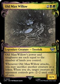 Old Man Willow (Showcase Scrolls), Universes Beyond: The Lord of the Rings: Tales of Middle-earth