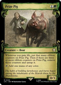 Prize Pig (Showcase Scrolls), Commander: The Lord of the Rings: Tales of Middle-earth