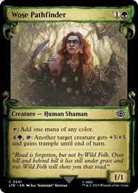 Wose Pathfinder (Showcase Scrolls), Universes Beyond: The Lord of the Rings: Tales of Middle-earth