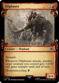 Oliphaunt (Showcase Scrolls), Universes Beyond: The Lord of the Rings: Tales of Middle-earth