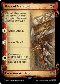 Book of Mazarbul (Showcase Scrolls), Universes Beyond: The Lord of the Rings: Tales of Middle-earth