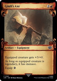 Gimli's Axe (Showcase Scrolls), Universes Beyond: The Lord of the Rings: Tales of Middle-earth