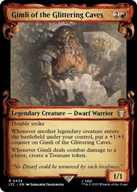 Gimli of the Glittering Caves (Showcase Scrolls), Commander: The Lord of the Rings: Tales of Middle-earth