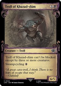 Troll of Khazad-dum (Showcase Scrolls), Universes Beyond: The Lord of the Rings: Tales of Middle-earth