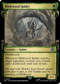 Mirkwood Spider (Showcase Scrolls), Universes Beyond: The Lord of the Rings: Tales of Middle-earth