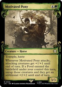 Motivated Pony (Showcase Scrolls), Commander: The Lord of the Rings: Tales of Middle-earth
