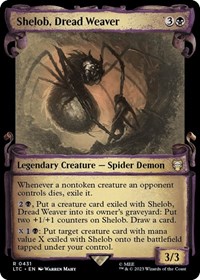 Shelob, Dread Weaver (Showcase Scrolls), Commander: The Lord of the Rings: Tales of Middle-earth