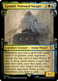 Gandalf, Westward Voyager (Showcase Scrolls), Commander: The Lord of the Rings: Tales of Middle-earth
