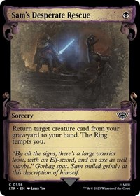 Sam's Desperate Rescue (Showcase Scrolls), Universes Beyond: The Lord of the Rings: Tales of Middle-earth