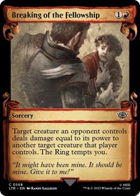 Breaking of the Fellowship (Showcase Scrolls), Universes Beyond: The Lord of the Rings: Tales of Middle-earth