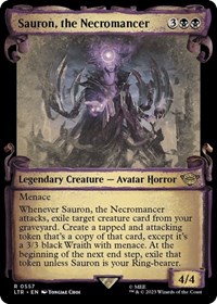 Sauron, the Necromancer (Showcase Scrolls), Universes Beyond: The Lord of the Rings: Tales of Middle-earth